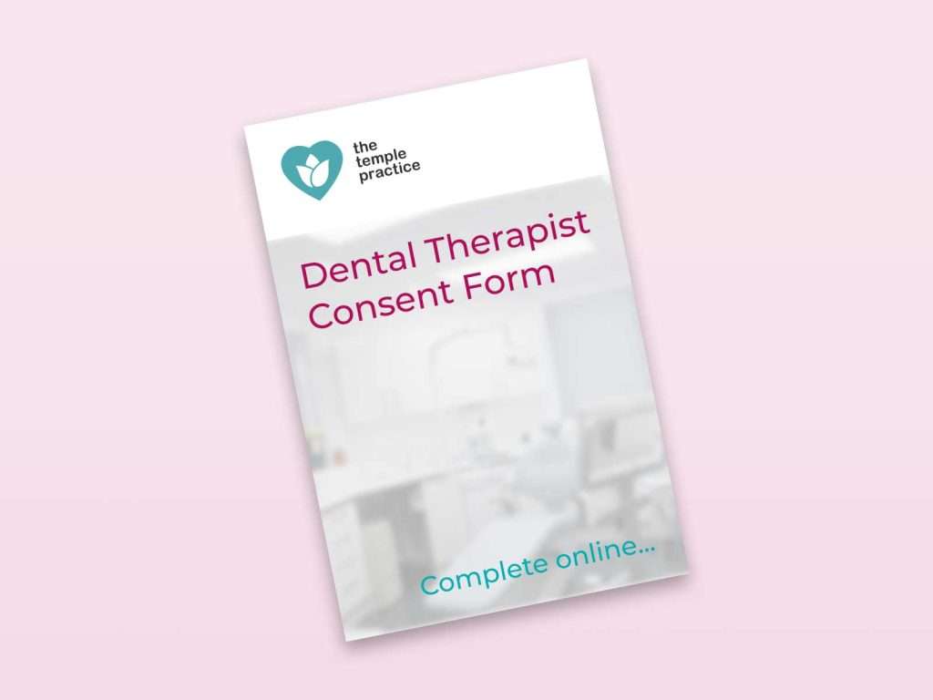 Dental Therapist Consent Form